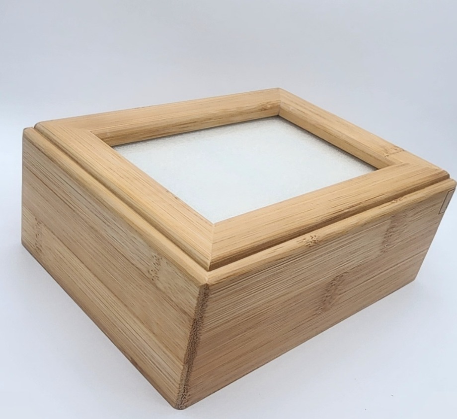 Pet Memorial Bamboo Picture Urn Aquamation Texas 