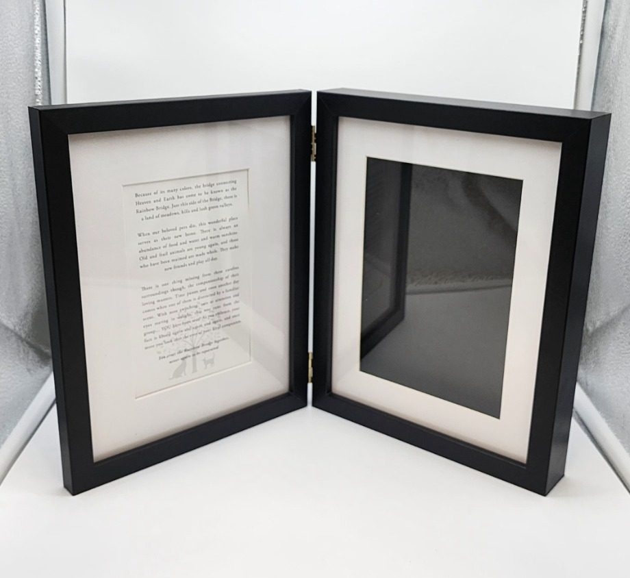 Pet Memorial Shadow Box Urn Aquamation Texas 