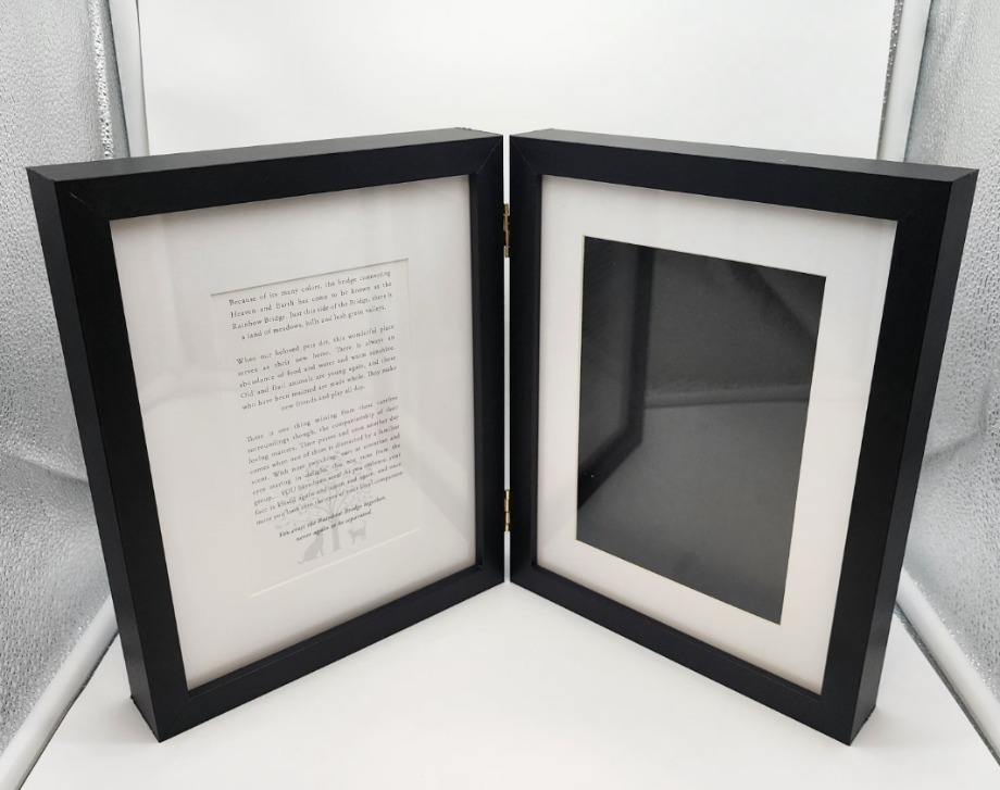 Pet Memorial Shadow Box Urn Aquamation Texas 