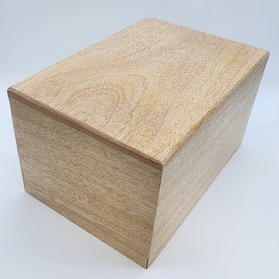 Pet Memorial Mango Wood Urn Aquamation Texas 