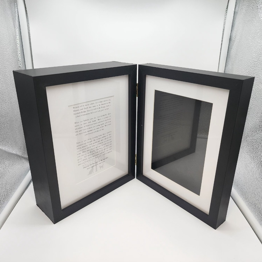 Pet Memorial Shadowbox Urn Aquamation Texas 